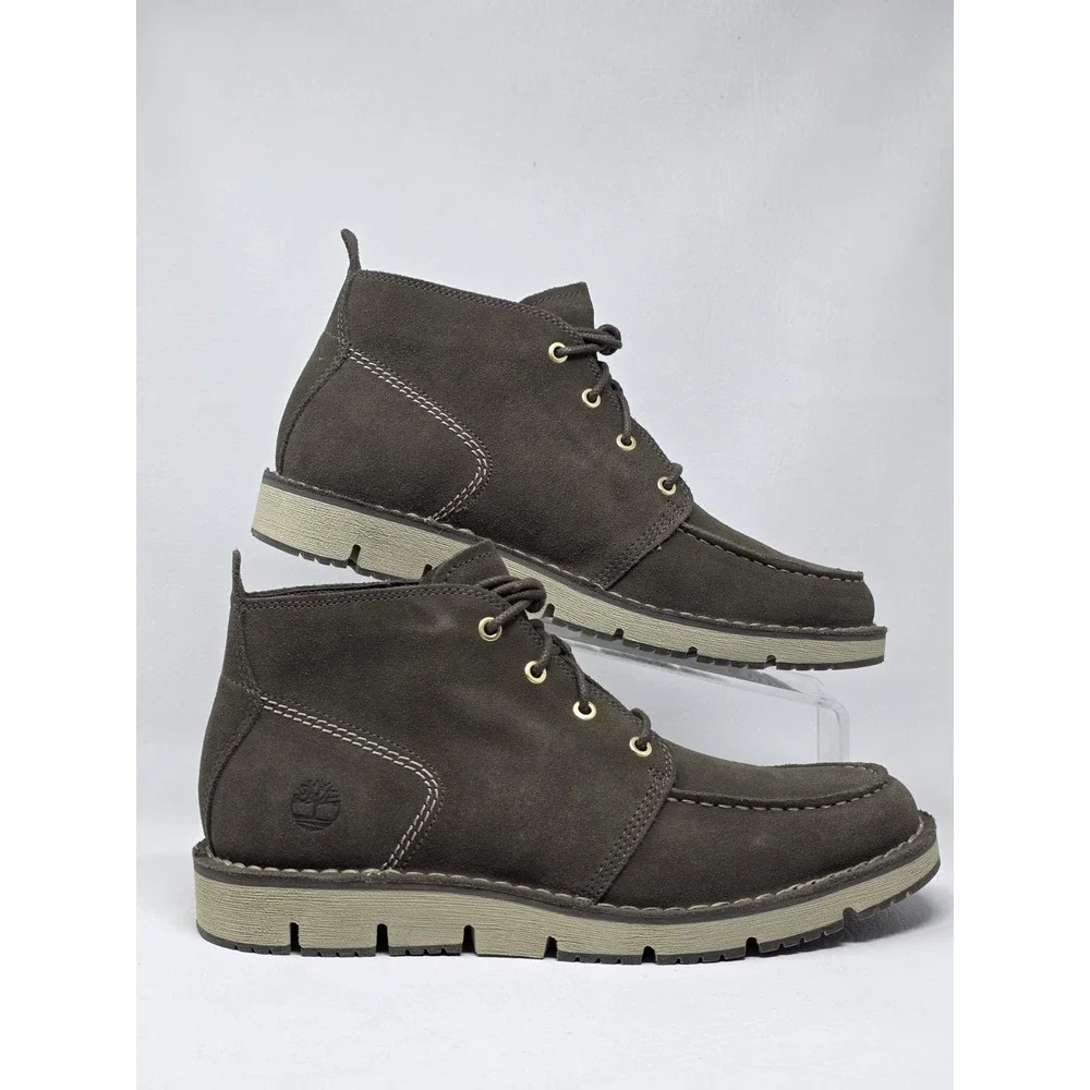 Timberland Size 10.5 Mens Westmore Mid Lace Moc-Toe Chukka Boots Canteen New